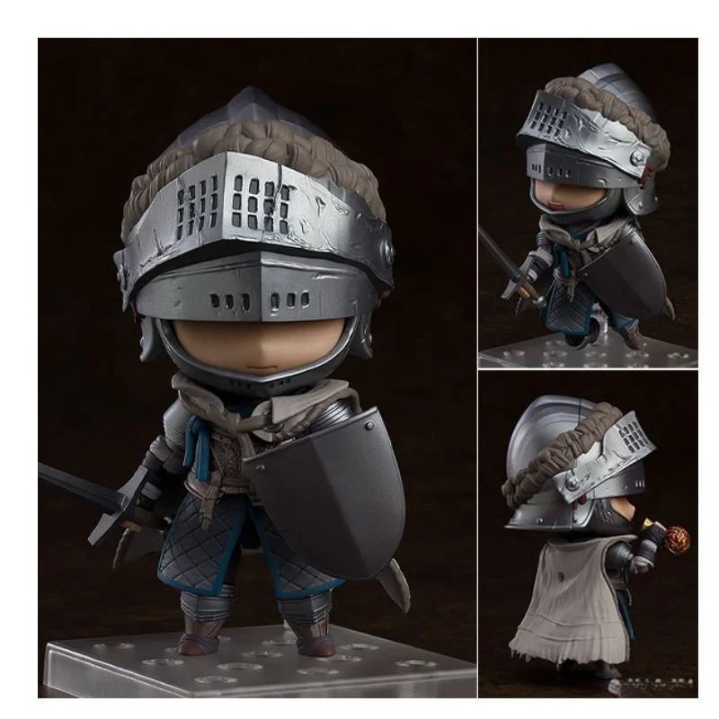 Figura Nendoroid Vagabond Elden Ring con armadura y escudo medieval