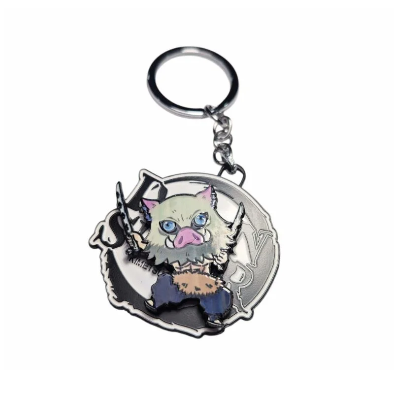 Llavero giratorio metal Inosuke Hashibira Kimetsu no Yaiba