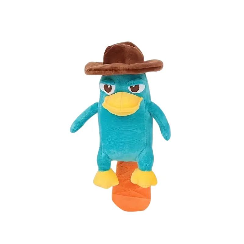 Peluche Perry el Ornitorrinco con sombrero de Phineas y Ferb