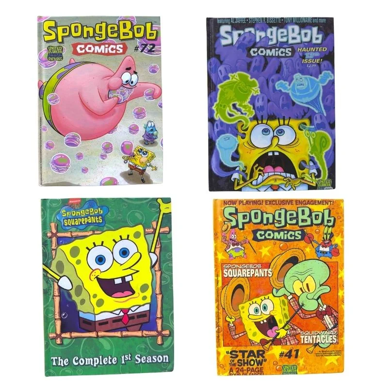 Cuaderno Bob Esponja tapa dura con ilustraciones del personaje