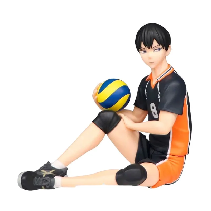 Figura Tobio Kageyama con balón de voleibol Haikyuu