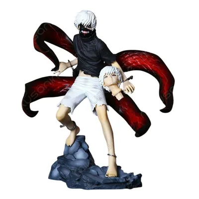 Figura Ken Kaneki dos cabezas con tentáculos Tokyo Ghoul
