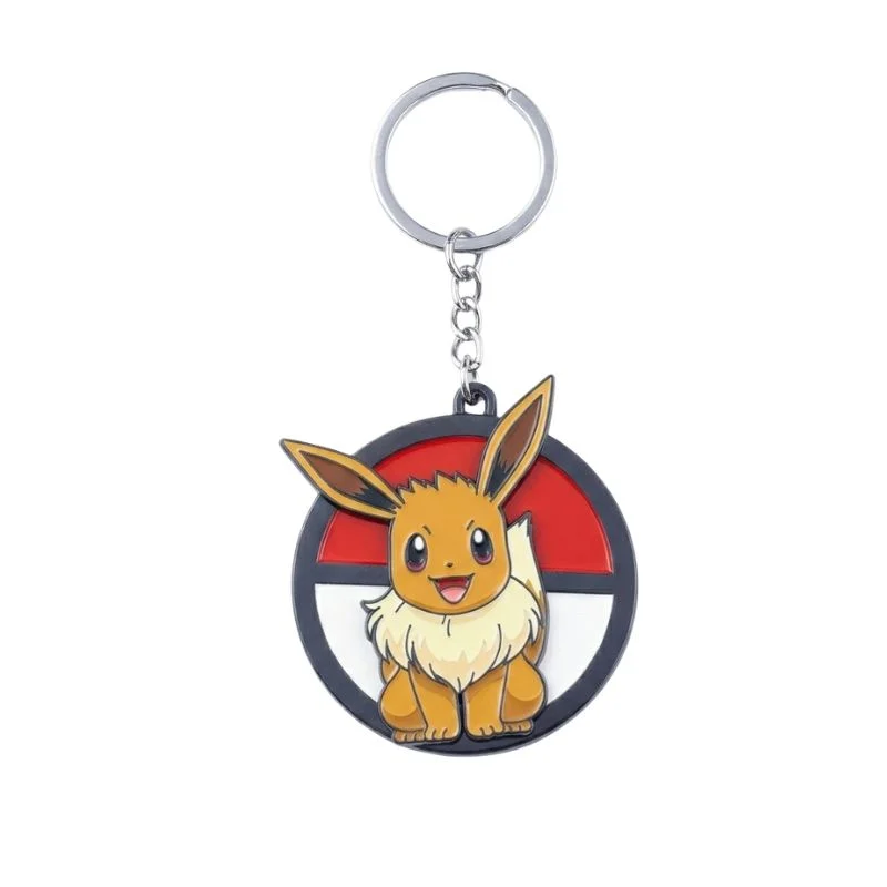 Llavero giratorio Eevee Pokémon con diseño de Pokéball