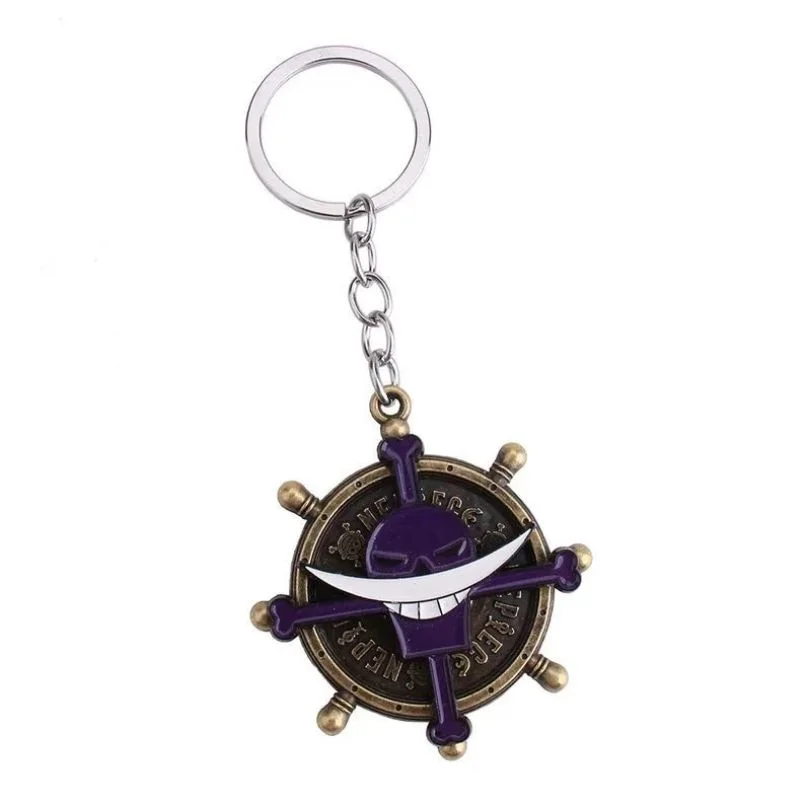 Llavero giratorio timón Piratas de Barbablanca One Piece