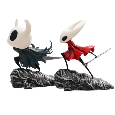Set de figuras El Caballero y Hornet de Hollow Knight