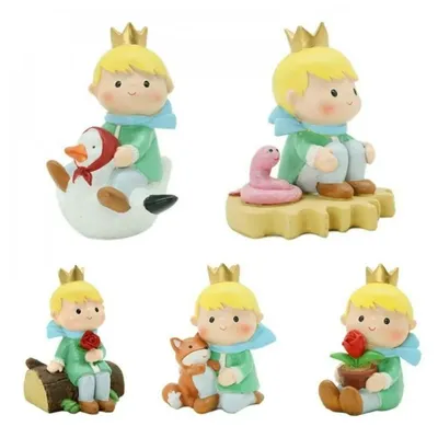 Figuras El Principito con accesorios — set coleccionable