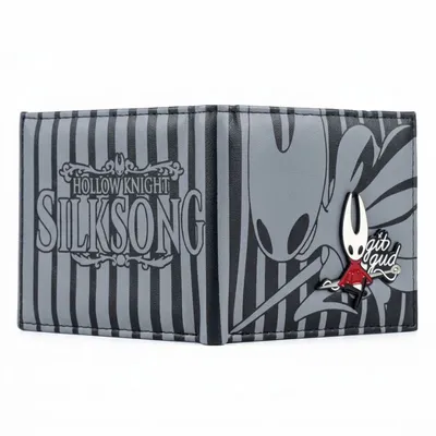 Billetera Hollow Knight Silksong con diseño de Hornet