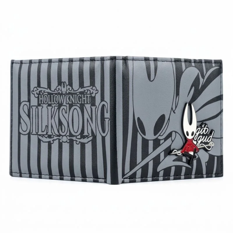 Billetera Hollow Knight Silksong con diseño de Hornet