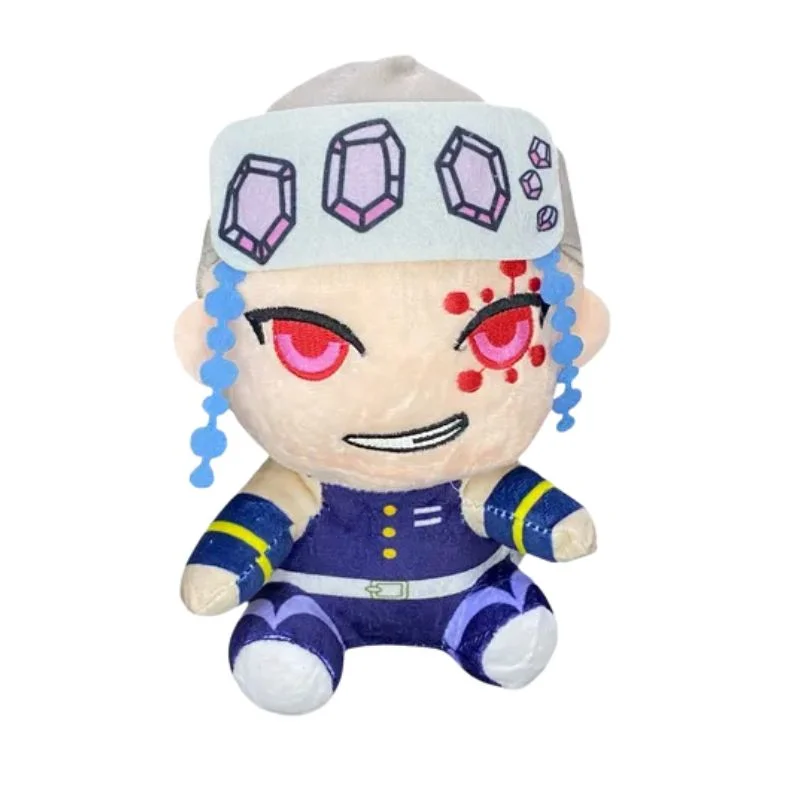 Peluche Tengen Uzui Kimetsu no Yaiba con cristales morados