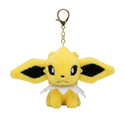Llavero peluche Jolteon amarillo Pokémon con mosquetón
