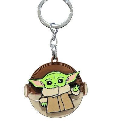 Llavero giratorio Grogu Baby Yoda Star Wars