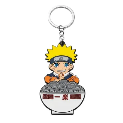 Llavero Naruto Uzumaki en cuenco de ramen del anime Naruto