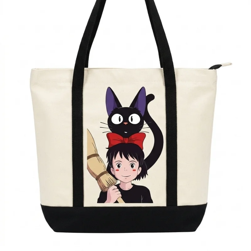 Tote bag Kiki y Jiji de Studio Ghibli