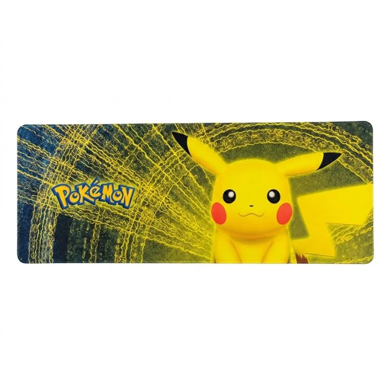 Tapete ratón Pikachu Pokémon amarillo con efectos eléctricos