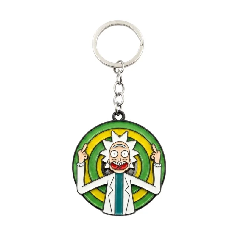 Llavero giratorio de Rick Sánchez de Rick y Morty