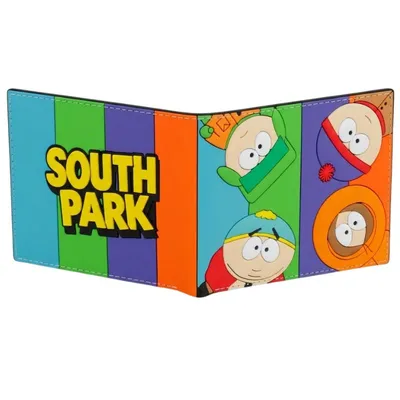 Billetera South Park con personajes en goma