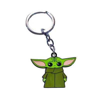 Llavero Grogu Star Wars metal con cadena