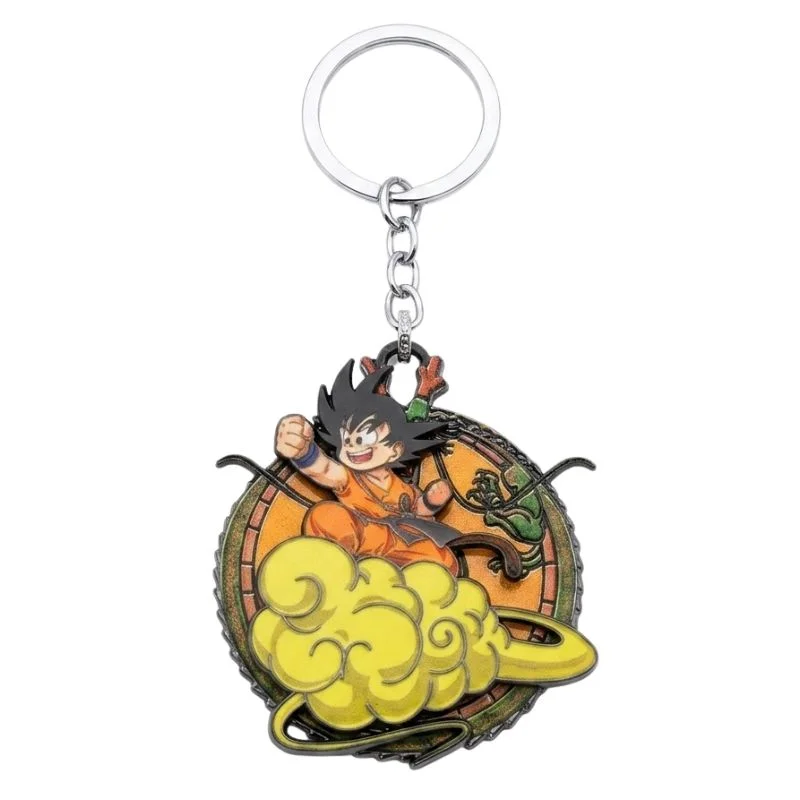 Llavero giratorio Goku en nube voladora Dragon Ball