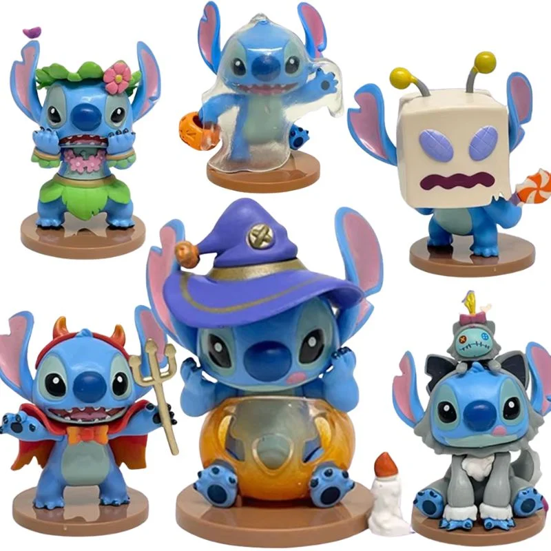 Figuras Stitch Halloween Disney Lilo y Stitch disfrazados