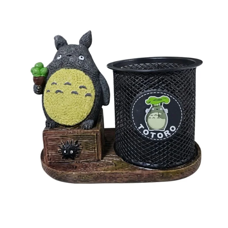 Portalápices Totoro con maceta y cilindro Studio Ghibli