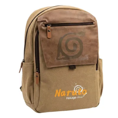 Mochila Naruto Hokage Aldea Oculta de la Hoja con emblema