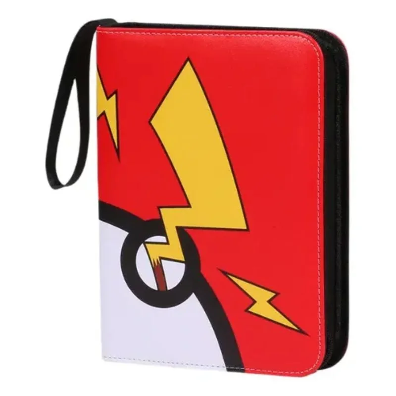 Estuche Pikachu Pokémon rojo con rayo amarillo