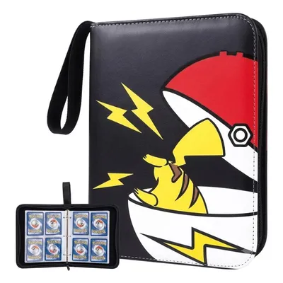 Álbum Pikachu con Pokébola y organizador de cartas Pokémon