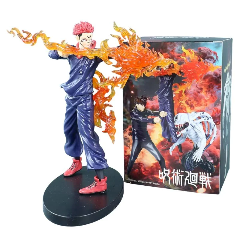 Figura Ryomen Sukuna con fuego maldito — Jujutsu Kaisen