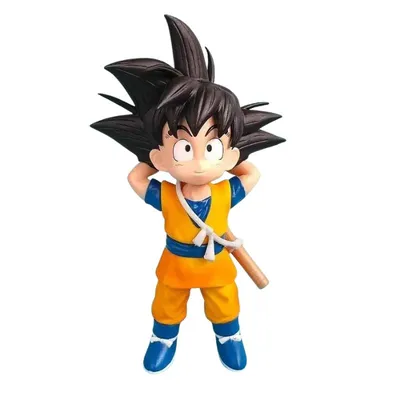 Figura Goku niño Dragon Ball con báculo sagrado