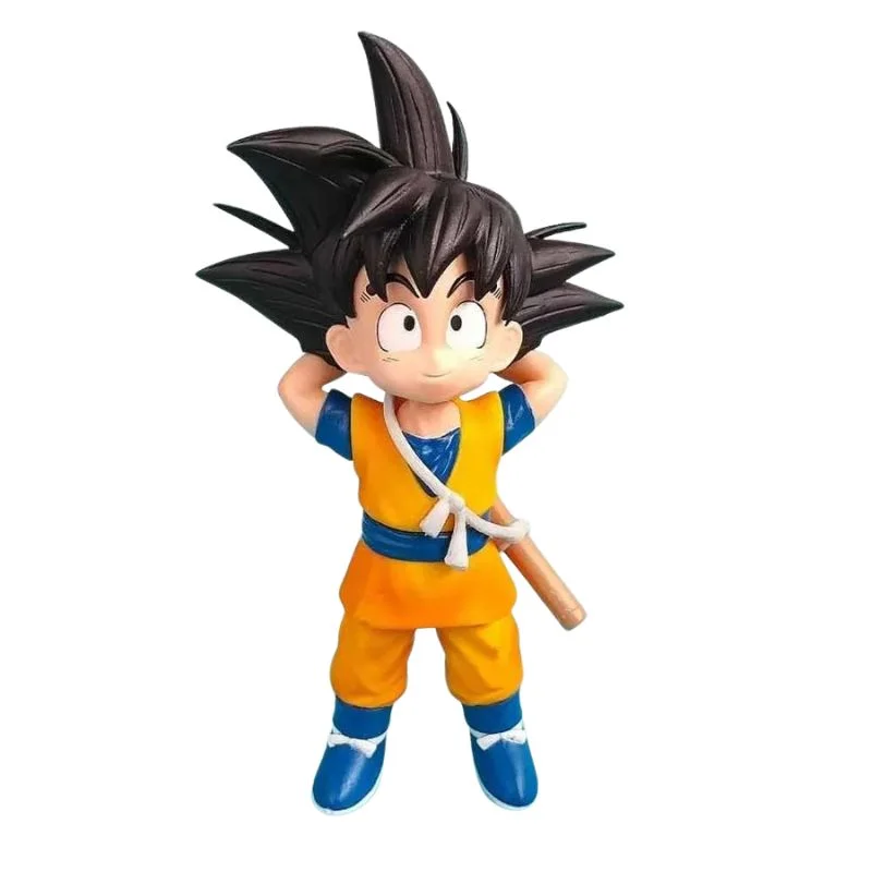 Figura Goku niño Dragon Ball con báculo sagrado