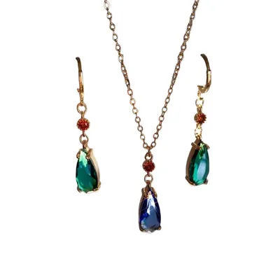 Set de collar y aretes Howl de El Castillo Ambulante Studio Ghibli
