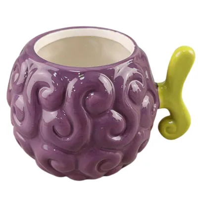 Mug Fruta del Diablo Gomu Gomu no Mi morada One Piece