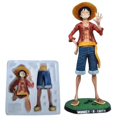 Estatuilla Monkey D. Luffy One Piece 45 cm con sombrero de paja