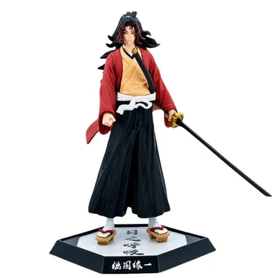 Figura Yoriichi Tsugikuni Kimetsu no Yaiba con espada y base