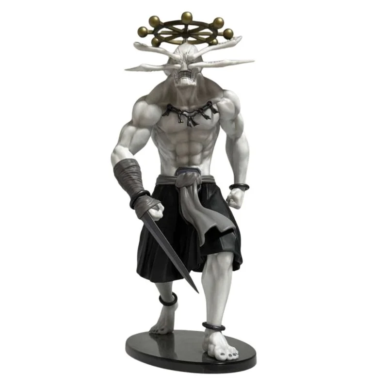 Figura Mahoraga Jujutsu Kaisen con corona dorada y espada