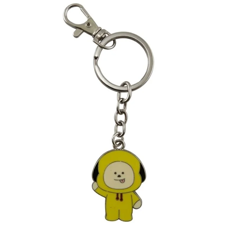 Llavero Chimmy BTS metal con mosquetón y cadena