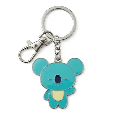 Llavero Koya BTS metal esmaltado turquesa