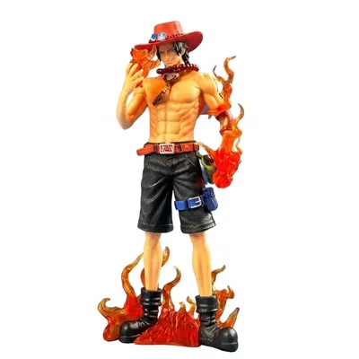 Figura Portgas D. Ace One Piece con llamas de fuego