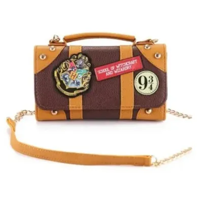 Bolso Plataforma 9¾ Harry Potter con emblema Hogwarts