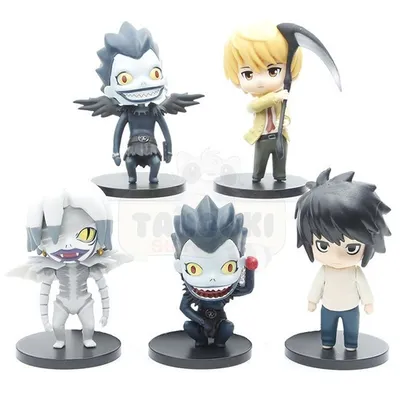 Set 5 figuras Death Note personajes Ryuk Light Misa