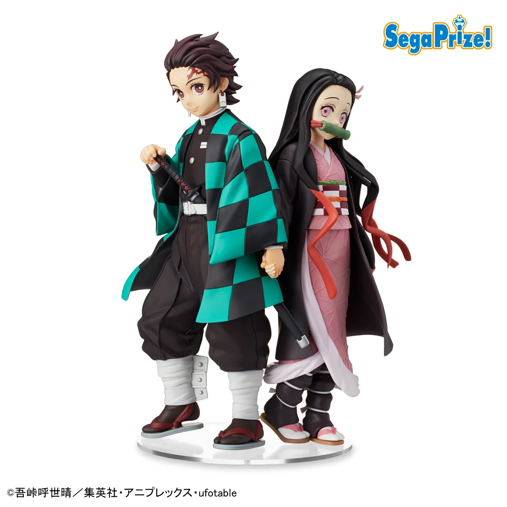 Set de figuras Tanjiro y Nezuko de Kimetsu no Yaiba
