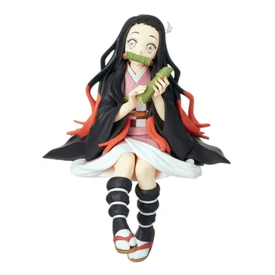 Figura Nezuko comiendo bambú de Kimetsu no Yaiba