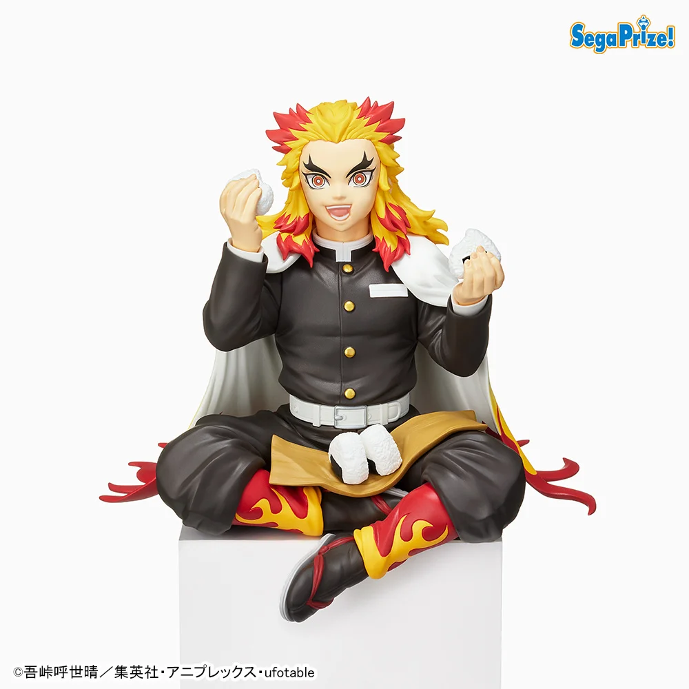Figura Rengoku comiendo pastel de Kimetsu no Yaiba