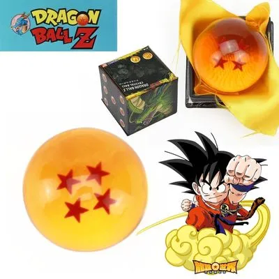 Esfera del Dragón luminosa con cuatro estrellas rojas — Dragon Ball