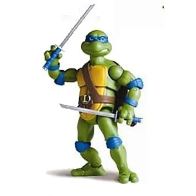 Figura Leonardo Tortugas Ninja con katanas azules