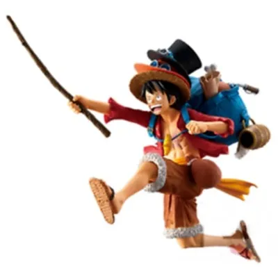Figura Monkey D. Luffy One Piece con sombrero y accesorios