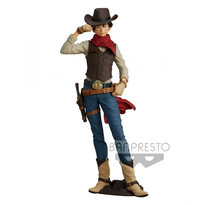 Figura Monkey D. Luffy vestido de vaquero One Piece