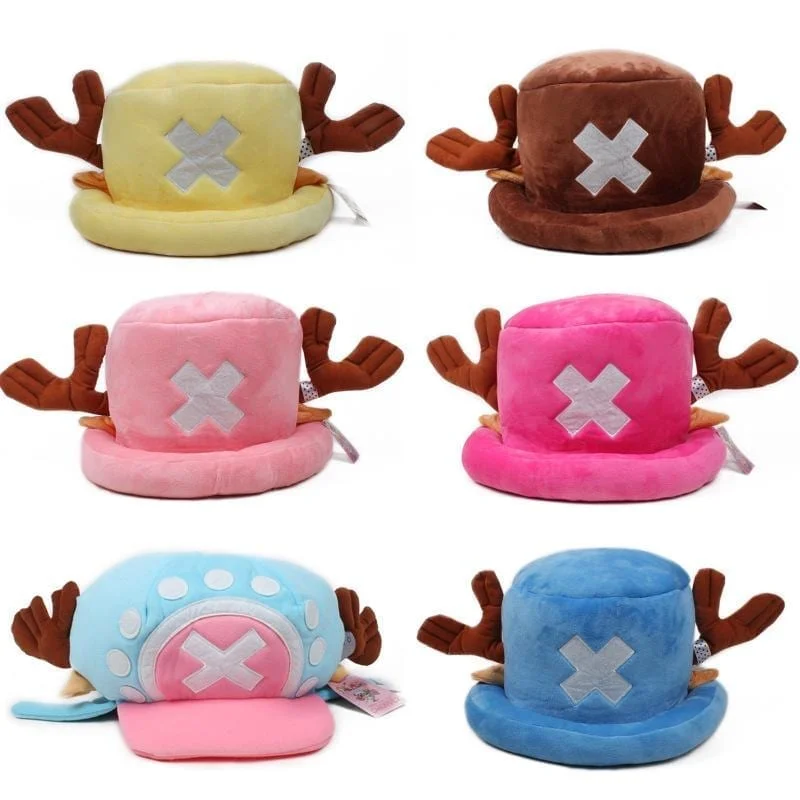 Gorros peluche Tony Tony Chopper One Piece en varios colores