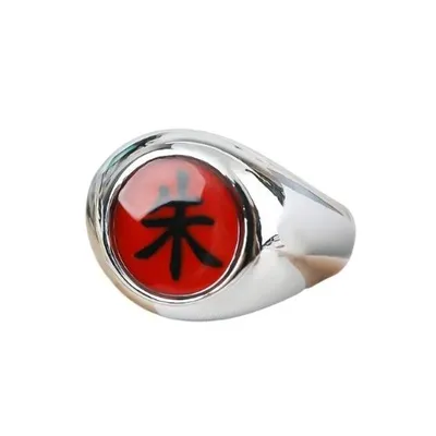 Anillo Itachi Uchiha Sharingan rojo Naruto Shippuden