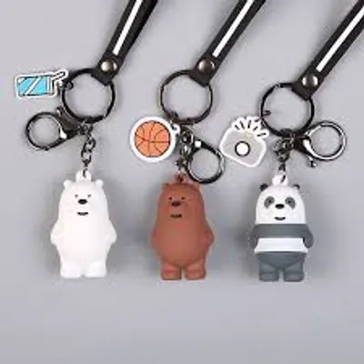Llavero goma Ositos Escandalosos - Set de 3 personajes